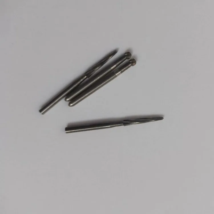 Высокоскоростные стоматологические вольфрамовые стальные карбидные боры Корона металлические режущие стоматология инструменты