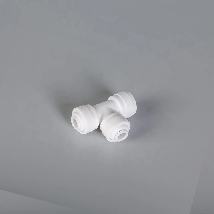 OEM PPE-1 1/4 3/8 plastic union hose fittings Tee shape push in tube fittings hose coupling