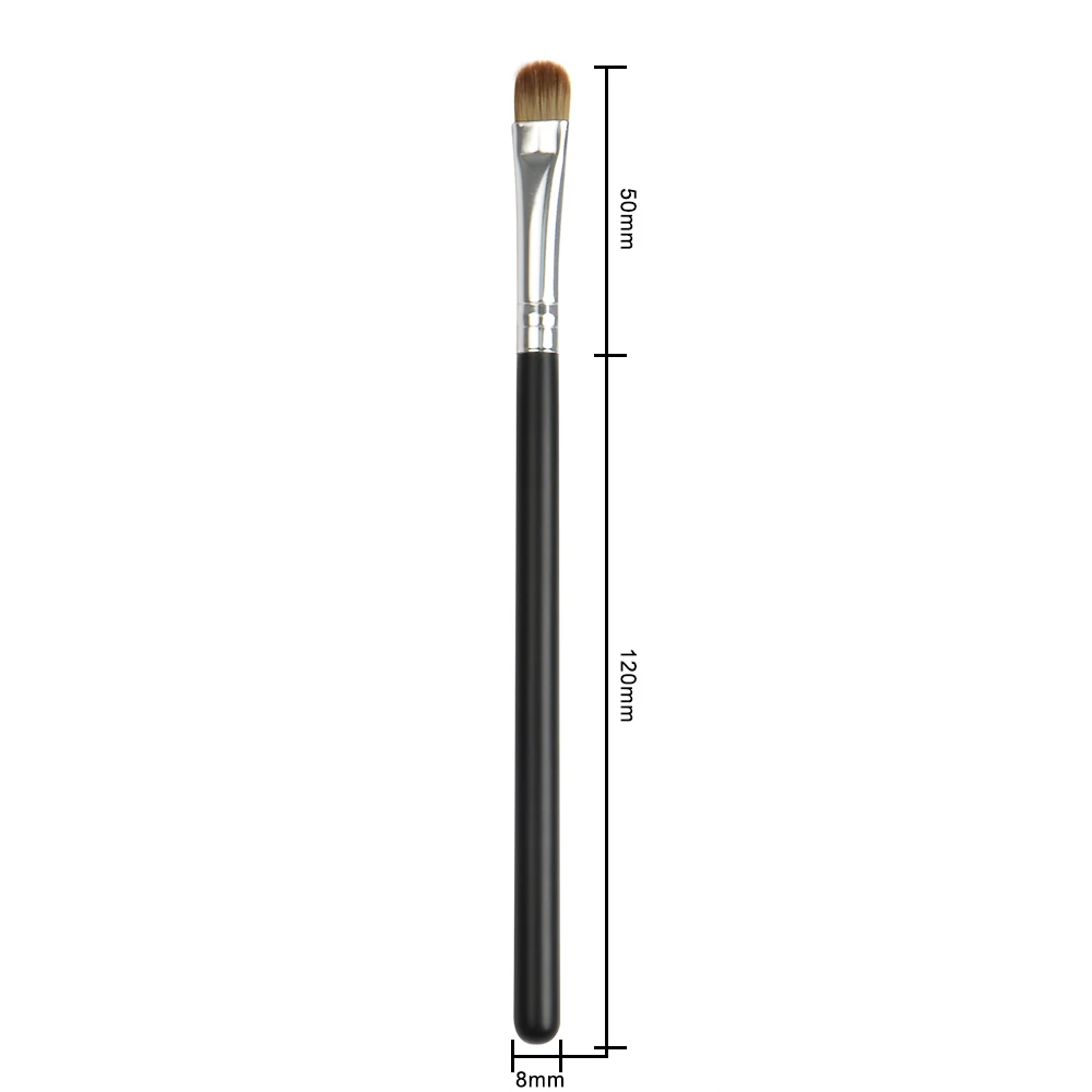 High Quality Custom Wholesale Silicone Hair Detailing Eyeshadow Makeup Brushes
