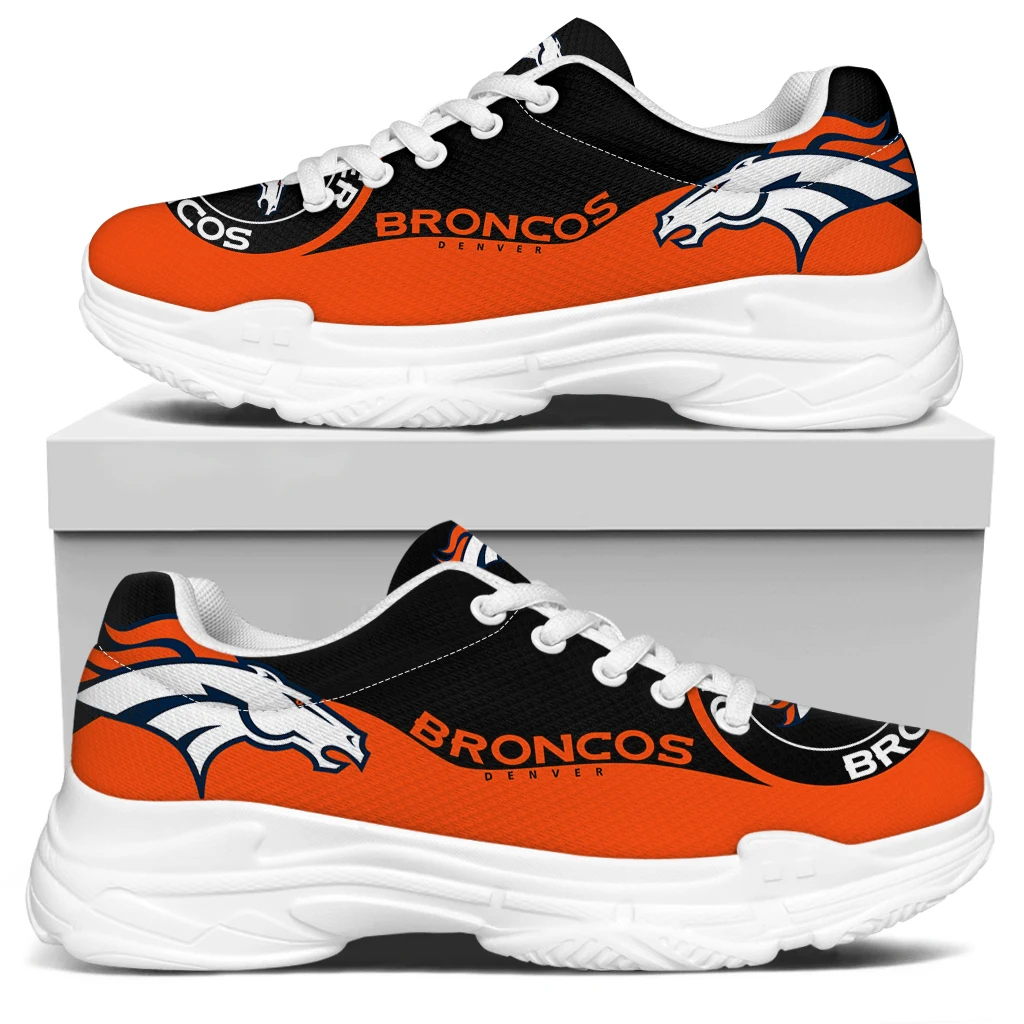 Custom Image Trademark Broncos Badminton Shoes Various Sport Sneaker Running Casual Women And Men