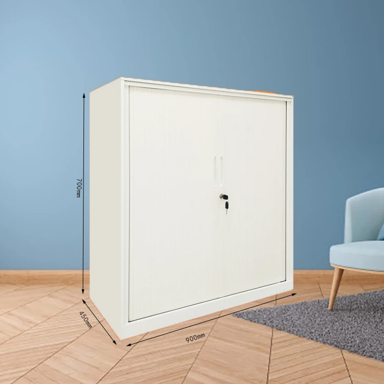 Chinese factory metal office furniture Steel Tambour Door Office Cabinet Roller Shutter Door