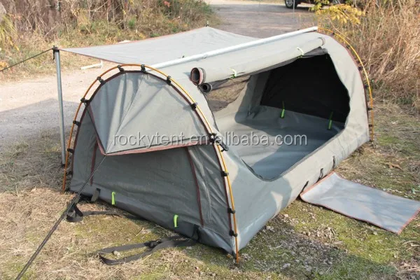 One Stop Service Canvas 2 person swag tent folding tents swag privacy camping toilet