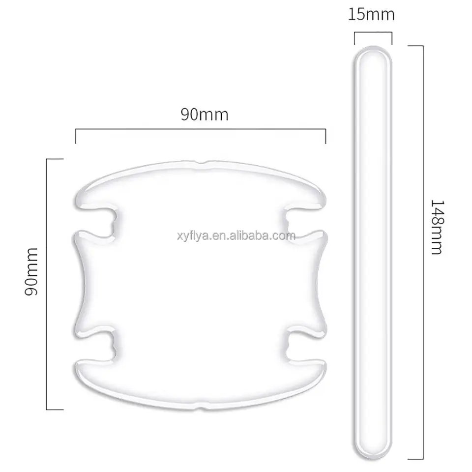 For Toyota Logo Brand 8pcs Custom Car logo Sticker Exterior Vehicle Door Handle Bowl Protective Stickers