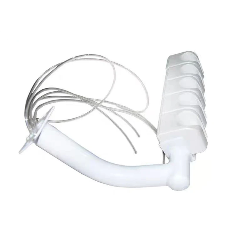 Белый пластиковый стоматологический стул наконечник вешалка в сборе