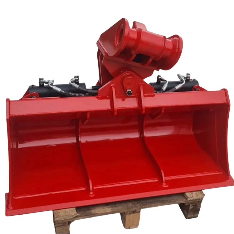 Factory supply construction machinery attachment hydraulic tilt bucket for mini excavator