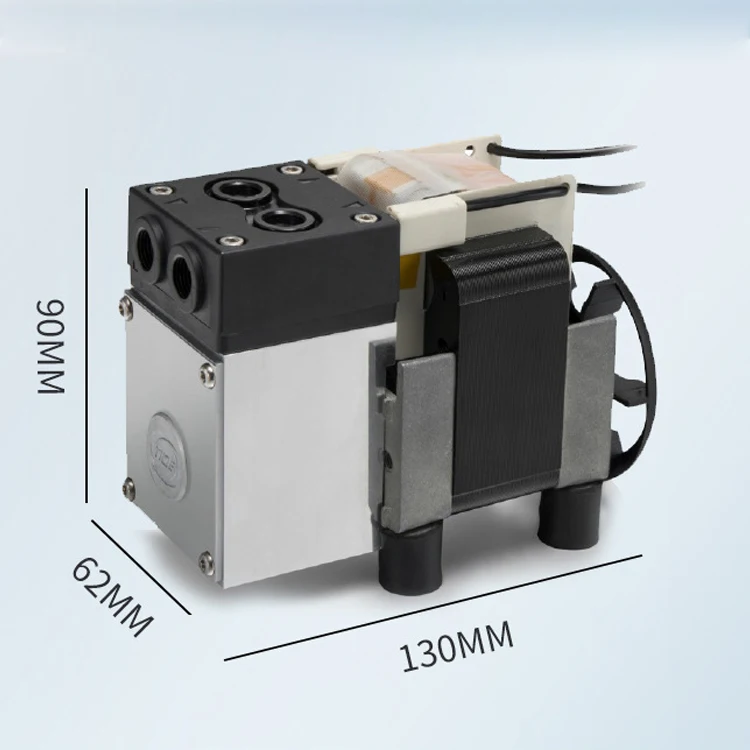 High Efficiency Low Noise Mini Diaphragm Vacuum Pump Custom Laboratory Sampling High Pressure Oil Free Vacuum Air Pump