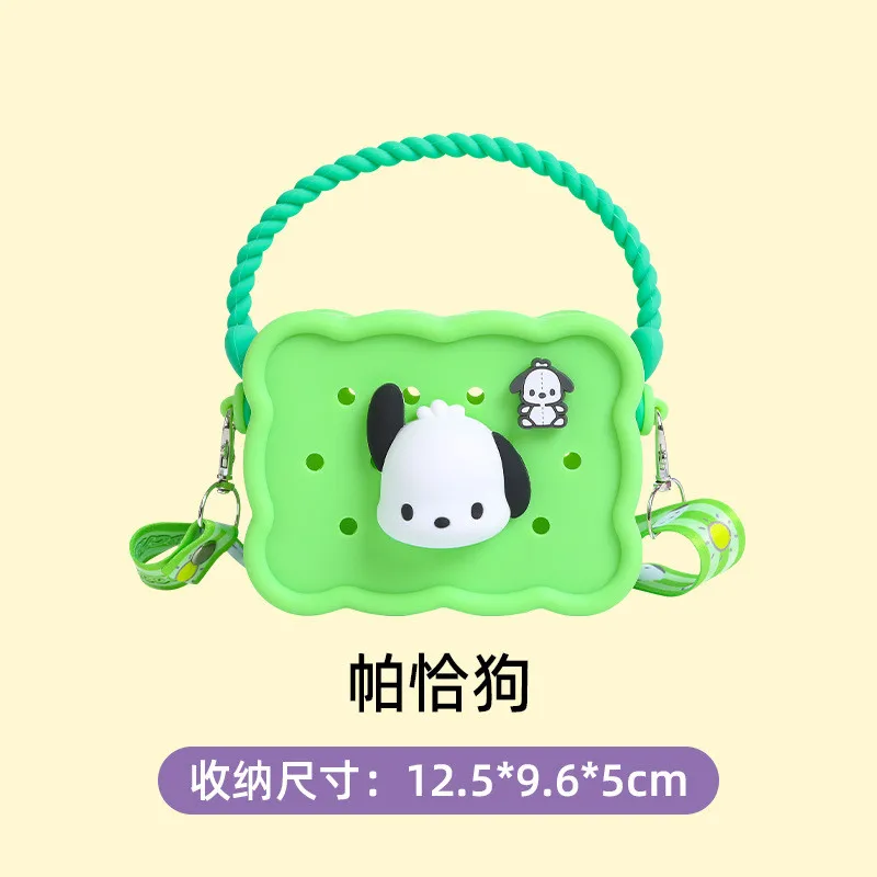 Wholesale Cute Animal Silicone Bag Messenger Bag Cartoon My Melody Children Coin Purse Small Silicone Kids Purses Handbags