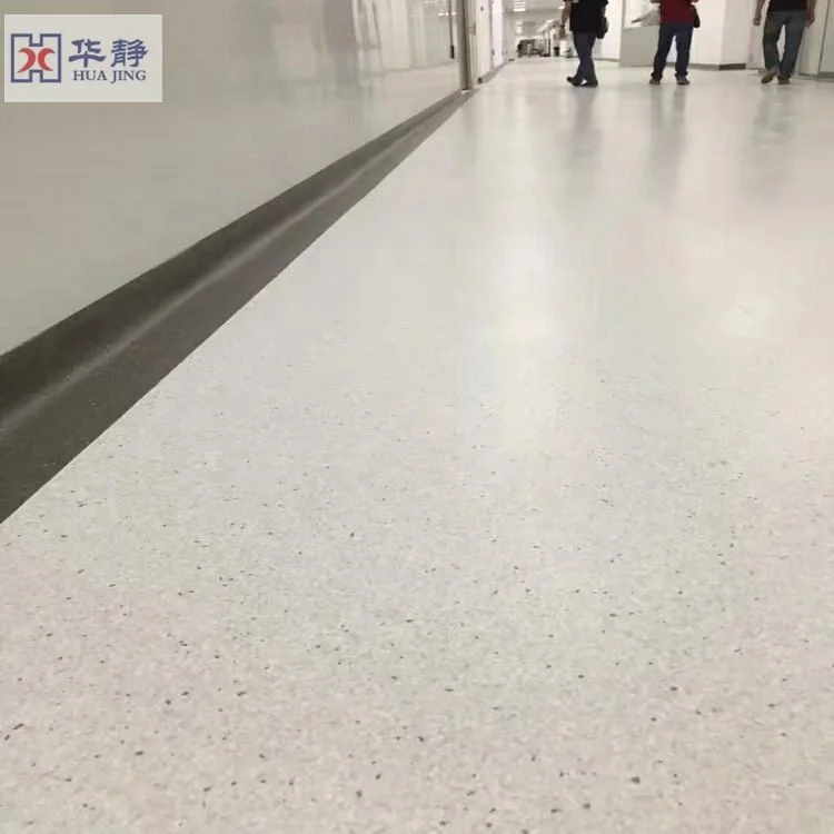 Modern Design Waterproof PVC Vinyl Flooring Anti-static Homogeneous PVC Roll For Hospital