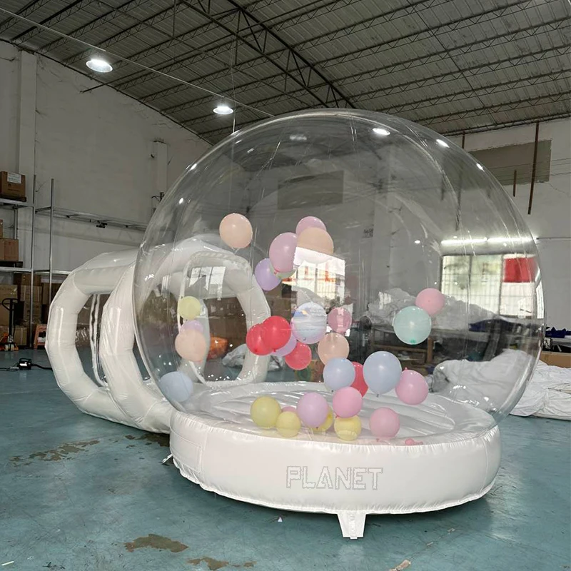 Kids Jumping Transparent Bubble Balloon House Dome Igloo Outdoor Inflatable Bubble Balloon Tent