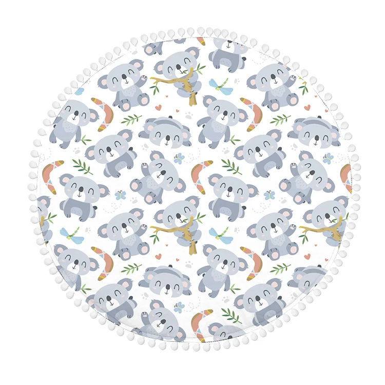 
Cartoon Printed Comfort Newborn Baby Play Game Mat 