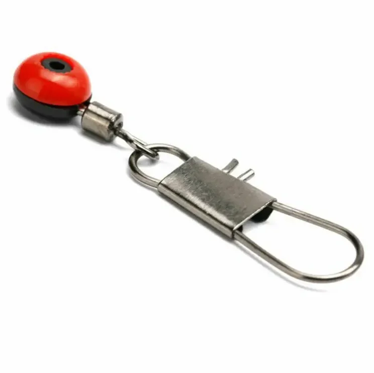 Stainless steel fishing swivels connector fishing line sinker slide rolling swivel with snap