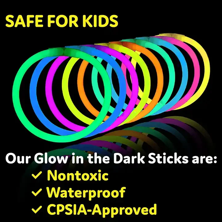 Party Supplies Glow Sticks Concert Glitter Bracelet Glow-in-the-dark dance Lighting Sticks Wholesale