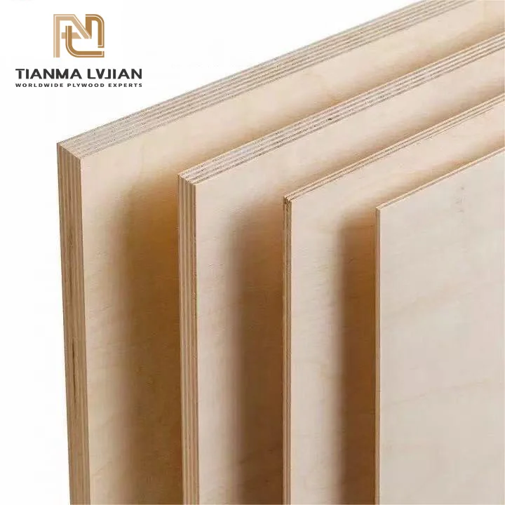 High Quality 100% Birch Plywood Furniture Sheet E0 Standard Marine Plywood for Hotle/Toy use