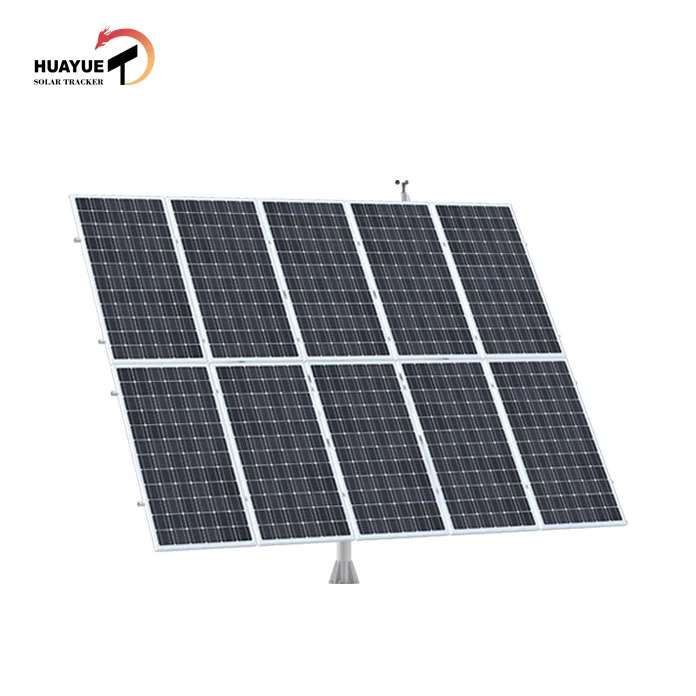 Комплект HYS-10pv-144-LSD солнечной энергии huayue 6 кВт двухосевой Солнечный