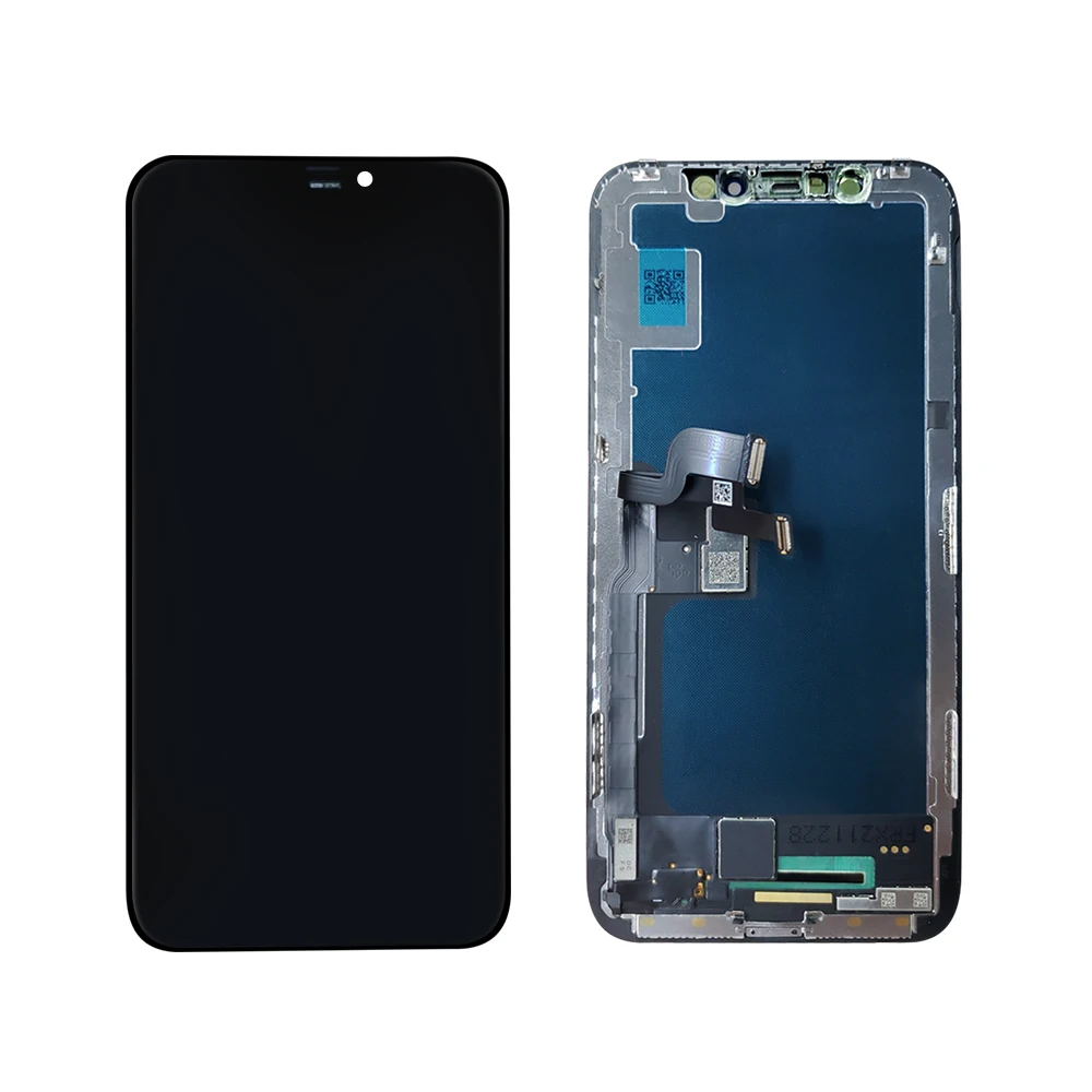 wholesale factory refurbish broken lcd mobile phones XS spare parts repair JK incell lcd touch screen displays for iphone X