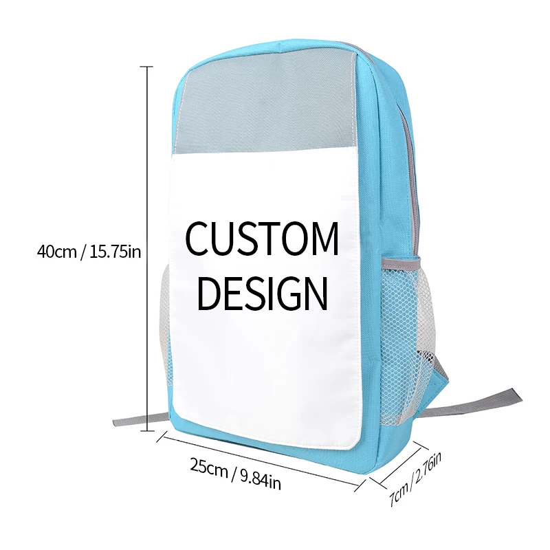 RPET Water Proof Toddler Kid Child Print Sublimation Blank Backpack For Boys & Girls