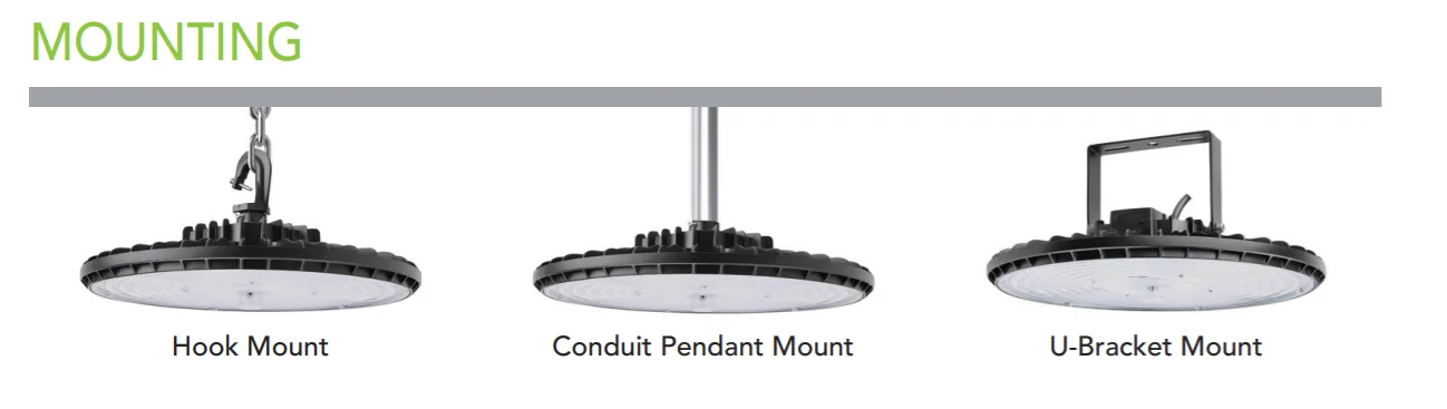 DIP Power CCT Watt selectable led high bay Motion Sensor Super Brightness 100W 150w 200w 250W DLC premium UFO high bay light