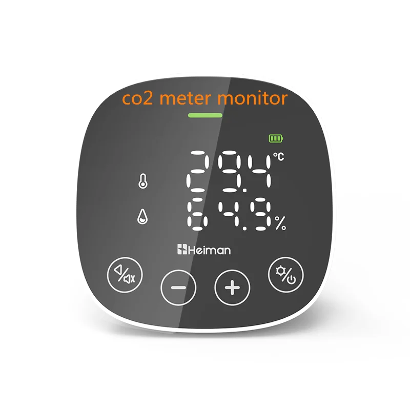 Smart co2 Detector tuya zigbee air quality monitor smart temperature and humidity sensor LCD display