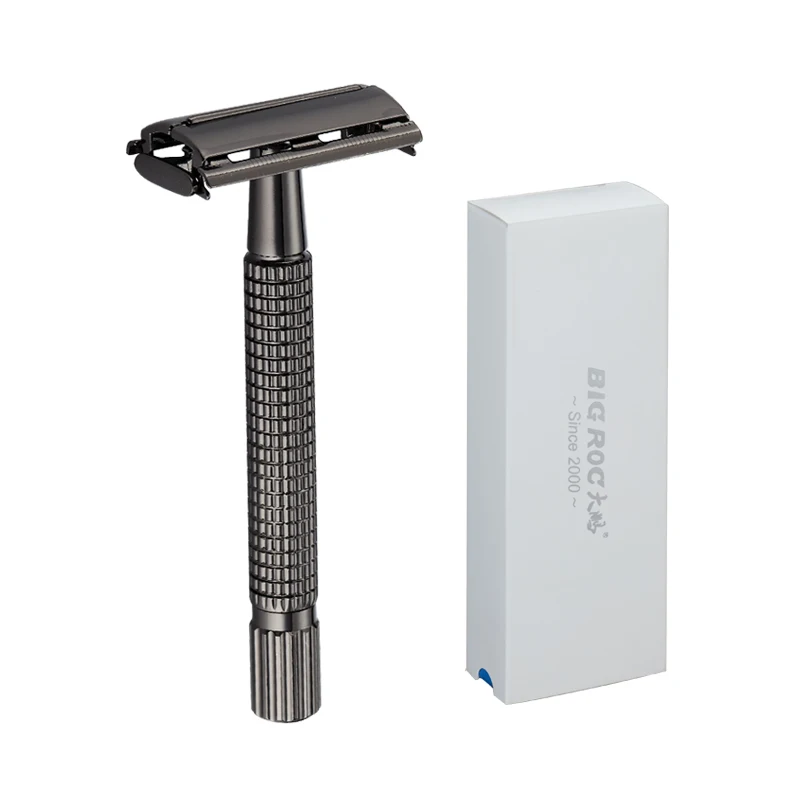 Long Razor Handle Male Gender and Face Use razor butterfly opening
