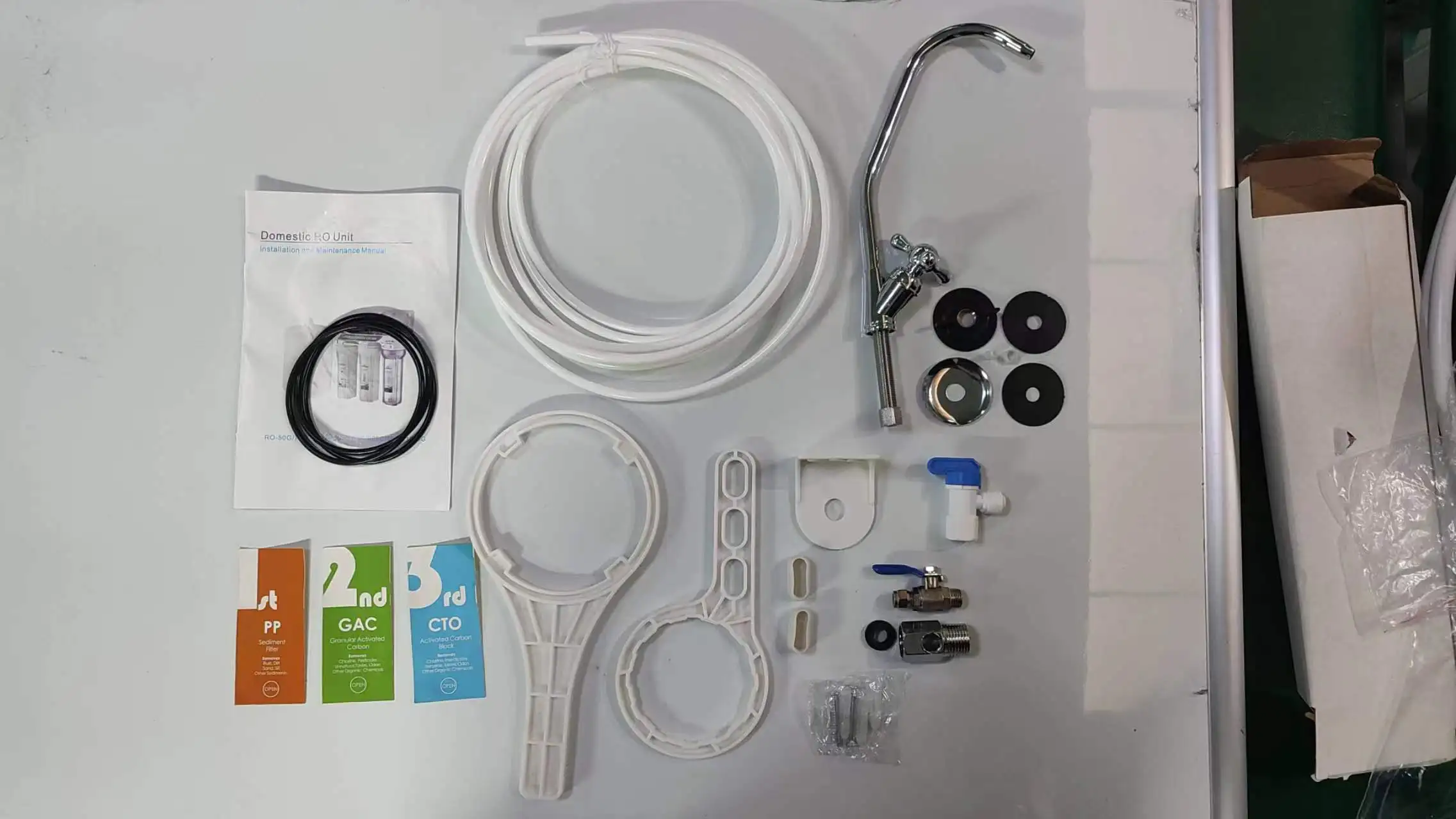 8 stages 100GPD+UV+TDS display  Reverse Osmosis Water System for home water purifiers