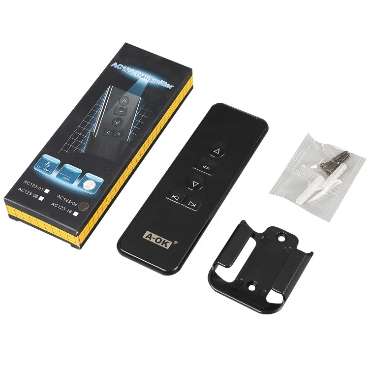 curtain motor remote control 433.92 AOK AC123-06
