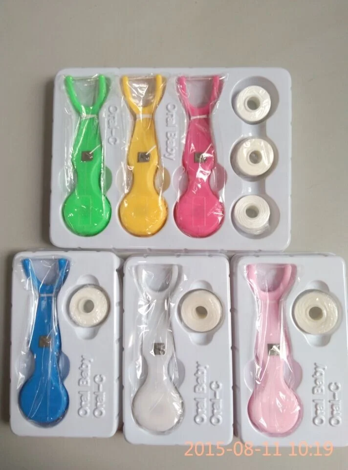 ABS 30 meters can replace silk dental floss,dental floss clip bar self-cutting