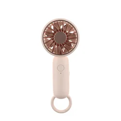 Quiet Small Hand USB Fan Portable Hanging Mini Buckle Fan Electric Rechargeable Battery Charging Cooling USB