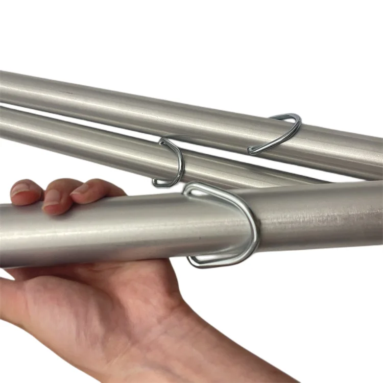 Custom Made Aluminium Canopy Tent Detachable Profile Aluminum Flexible Bending Tent Pole