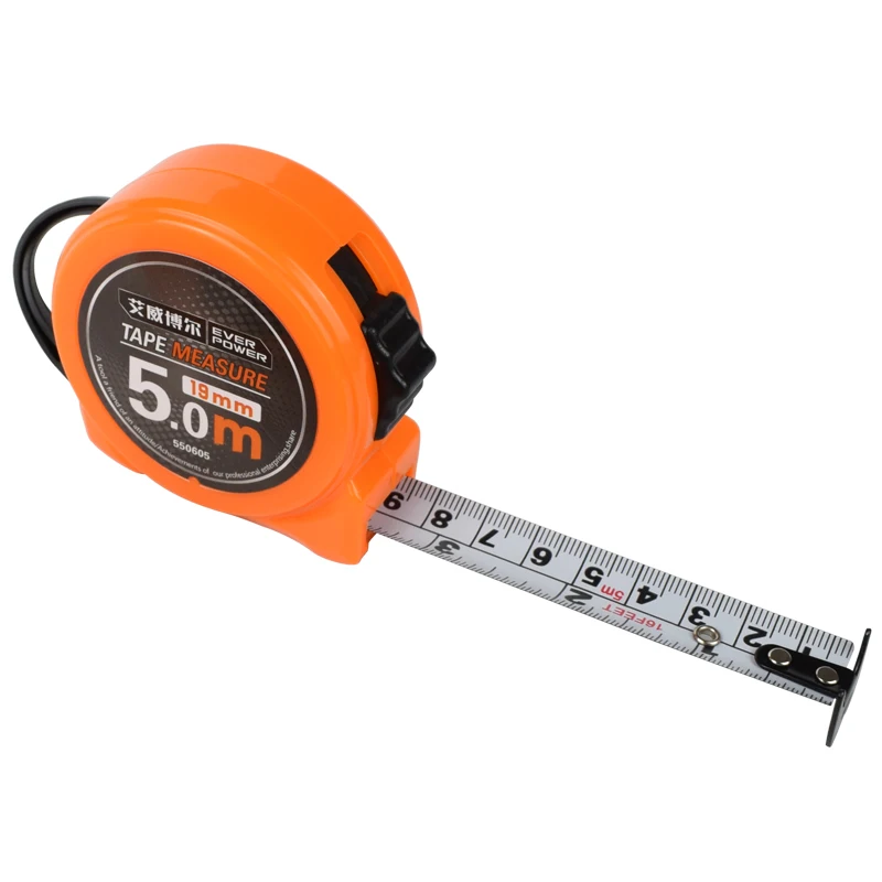 2021 sturdy and small mini 5m tape measure single glue competition fixed steel tape measure