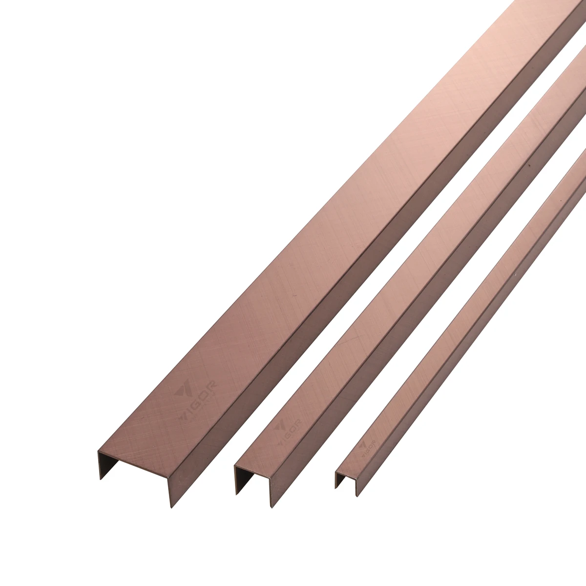 Foshan Manufacturer Sucel Stainless Steel Tile Trim Rose Gold U Profile Hot Sale 304 Grade Tile Accessories Free Sample