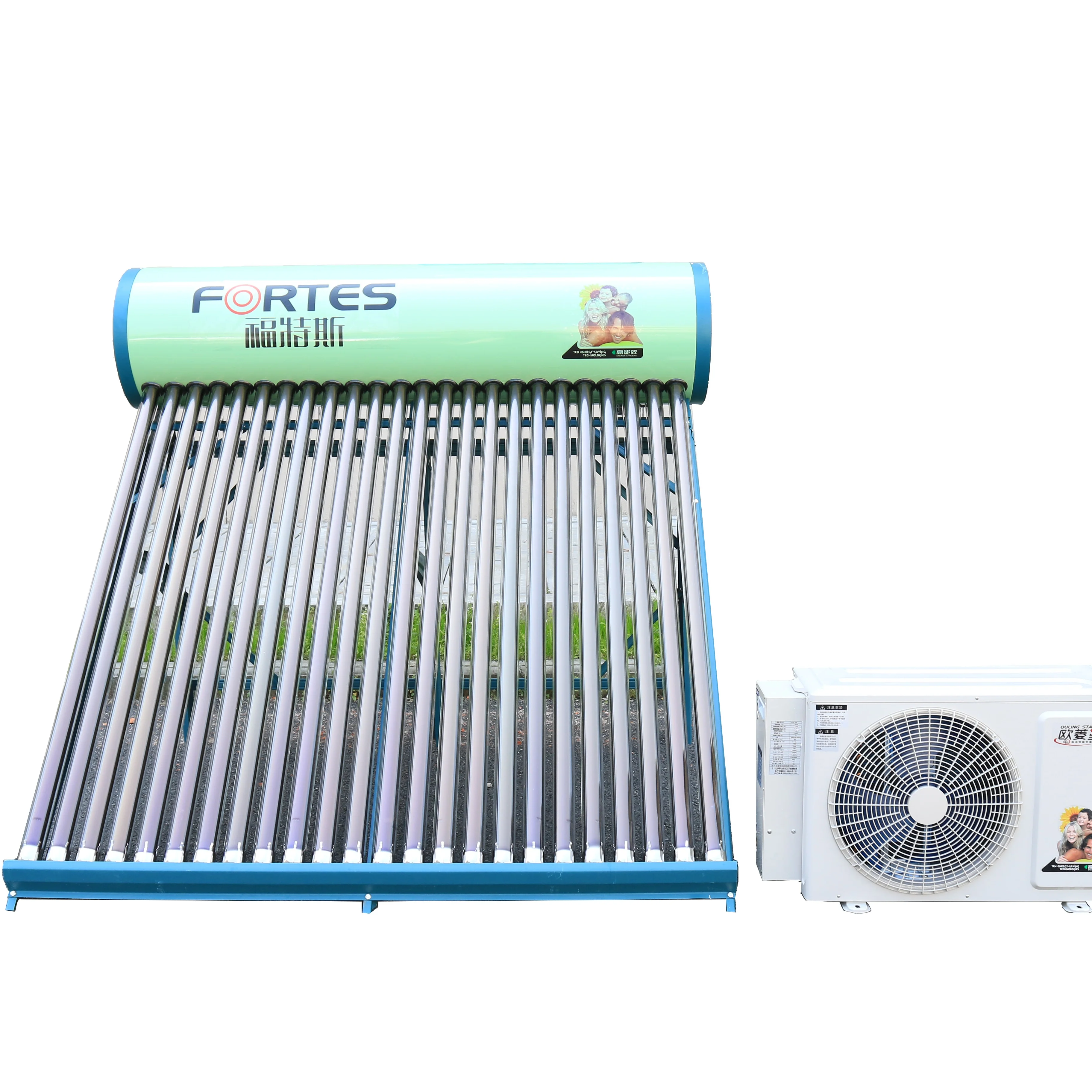 New Energy Solar Water Heating System with Heat Pump with Heat Transfer from Domestic Solar