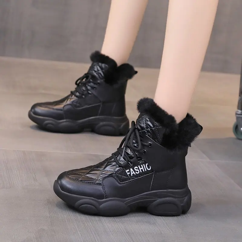 Women Winter fashion Shoes Footwear Warm Outdoor Fur Ladies Boots