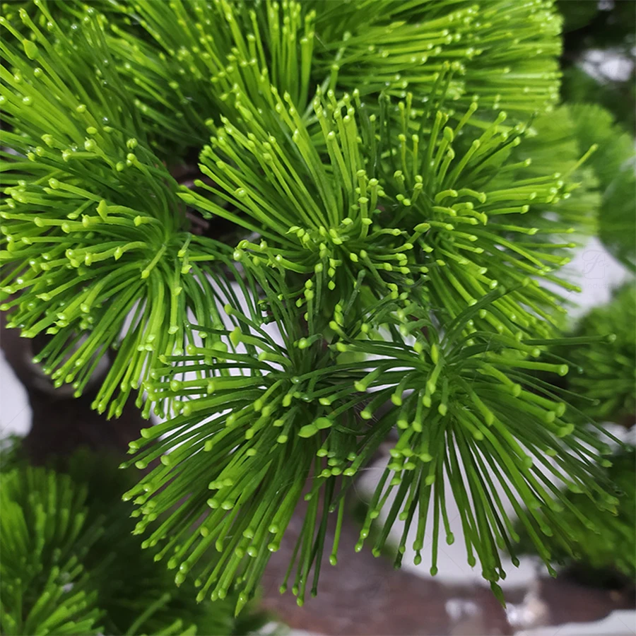 Large Indoor Simulation Podocarpus Plant Ornamental Trees Plant Artificial Pine Trees