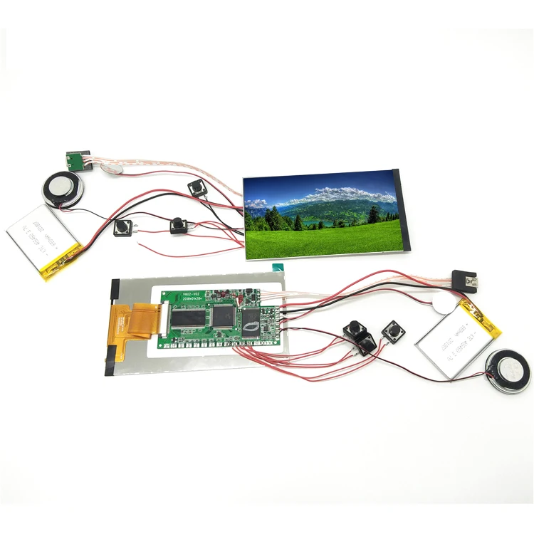 1.8 2.4 2 8 3 5 4 3 5 7 10 1 tft lcd video greeting card module video module for greeting cards