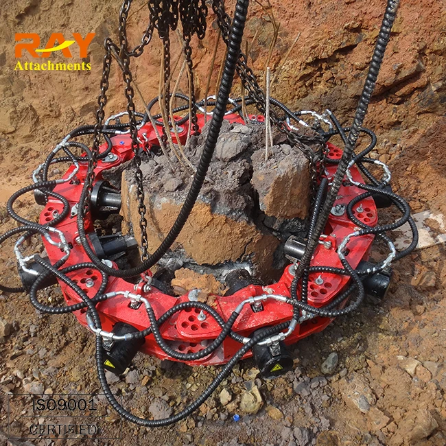 Круглый бетонные сваи прямоугольного сечения гидравлическое свайное устройство для экскаватора