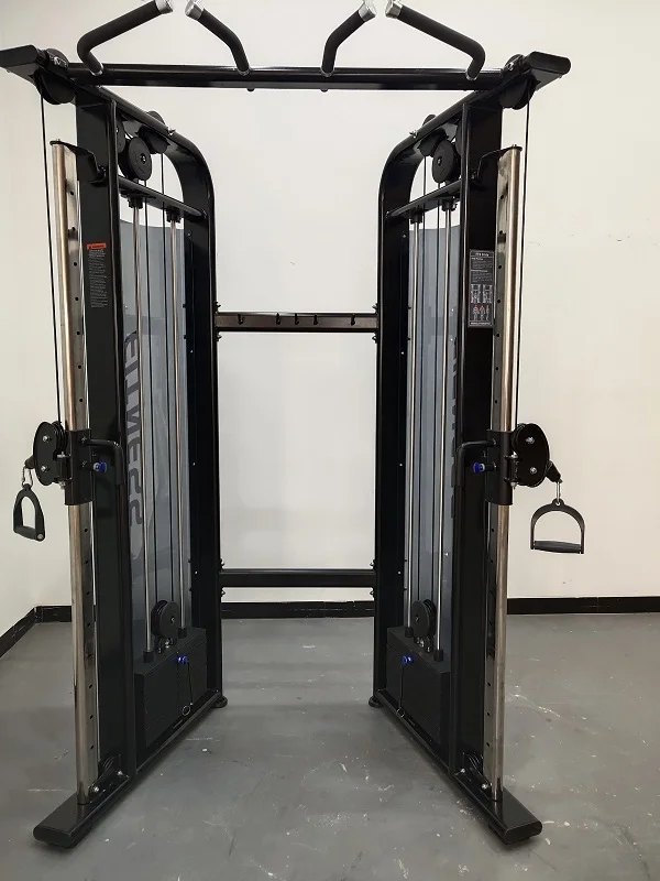 Fitness Bodybuilding Commercial Gym Equipment Adjustable Functional Trainer Dual Pulley Power Rack Strength Exercise Machine