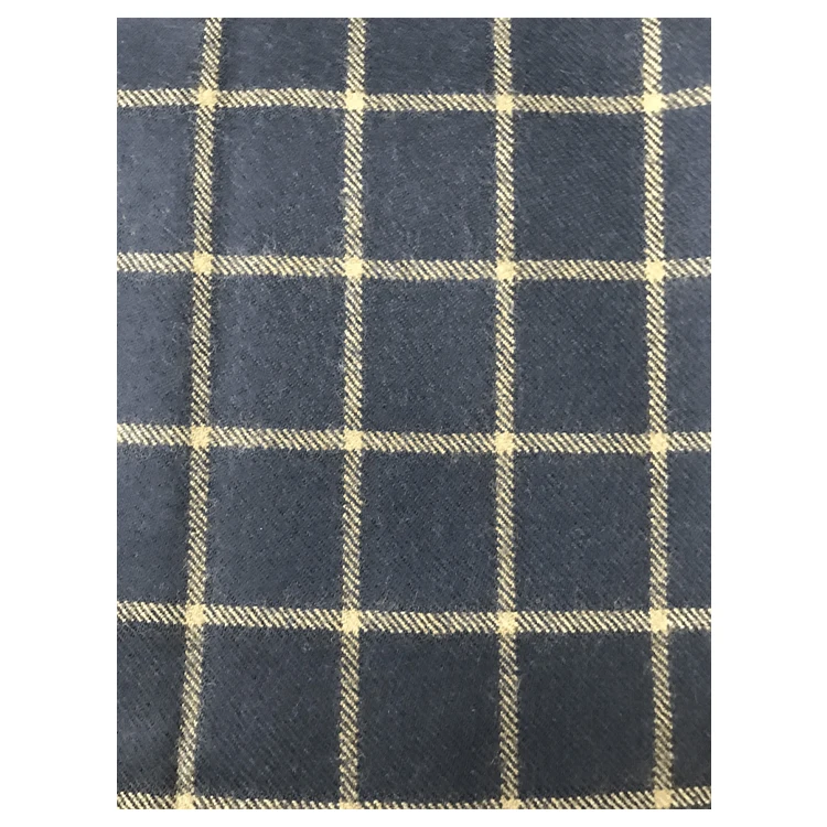 240GSM Twill Window Cashmere Blend Fabric 70%Wool 30%Polyester Wool Woven Fabrics For Suit