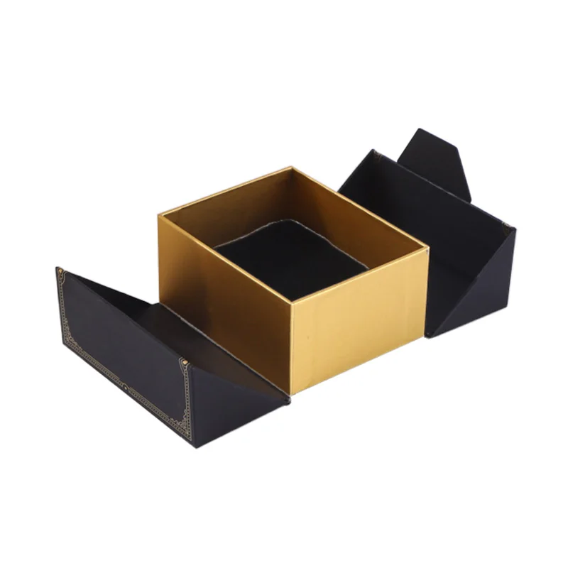 Unique Luxury Exclusive Cardboard Two Double Door Open Magnetic Gift Packaging Box Luxury Shipping Box box gift packaging