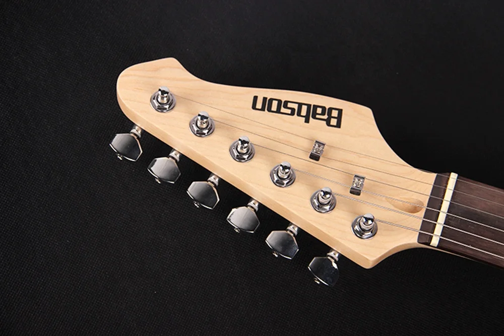 BX-ST-M2Rainbow  Customized Babson Electric Guitar Acoustic Hot Selling Wholesale Guitar For Sale