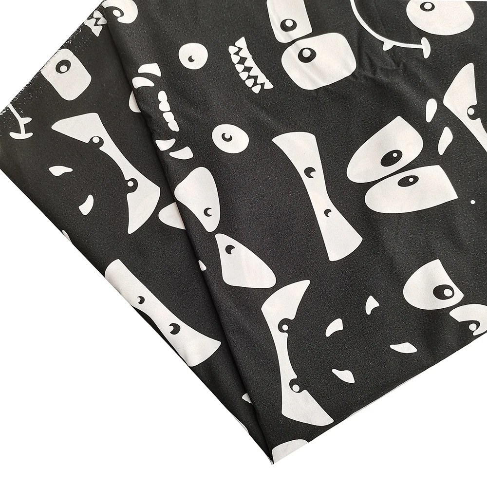 
Variety of styles 100% polyester microfiber peach skin satin beach shorts fabric 