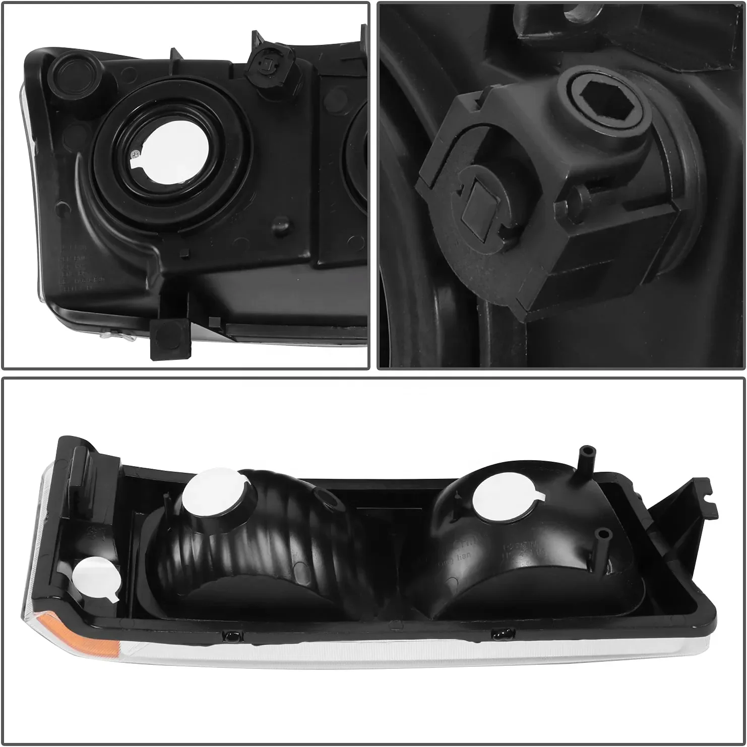 MICTUNING Replacement Auto Car Light Accessories Led Fog Driving Headlight Bulb Lamp for Cars Vehicle