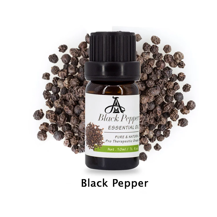 
Organic Natural Refreshing Plant Extracted Black Pepper Aroma Essentials Oils 