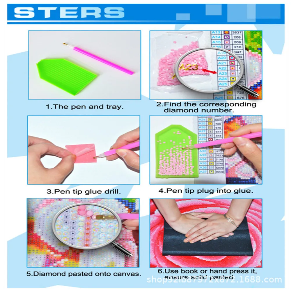 5D diamond paintings dragon diy round diamond decorative paintings embroidery home crafts