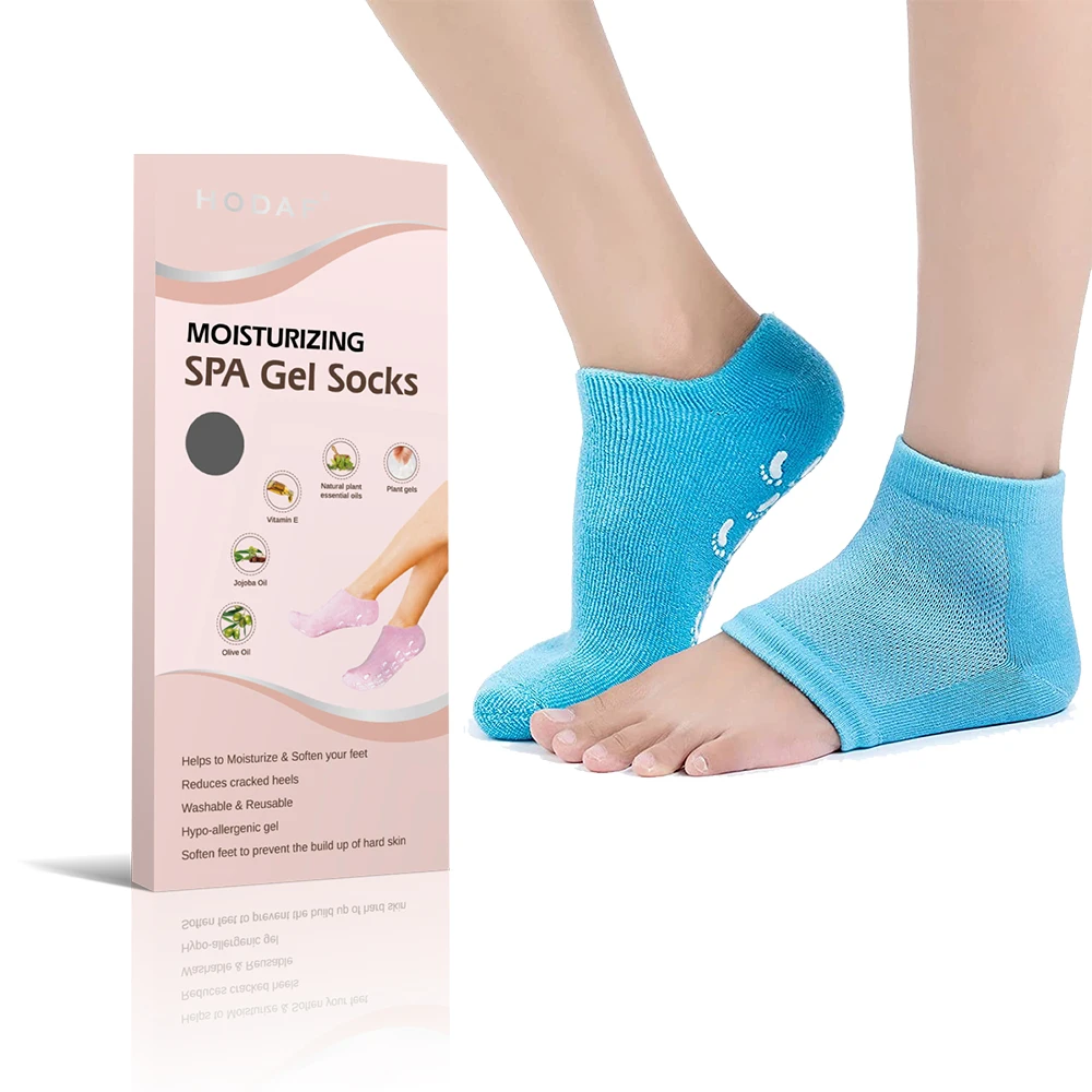 New Launched Exfoliating Moisturizing Gel Socks Beauty Spa Moisture Socks Spa Socks For Foot Care