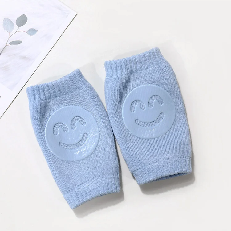 2021 Silicone Baby Elbow Knee Warm Breathable Anti Slip Crawling Cotton Baby Knee Pads Brace Protector