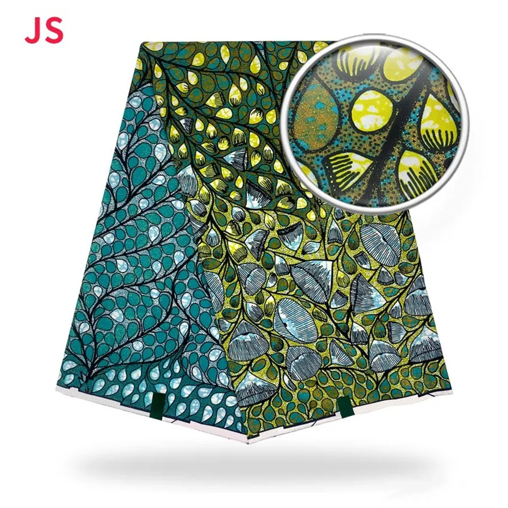 Красивая новая восковая печать 6 ярдов Анкара восковой пропиткой ткани grand батиковые набивки, цветные ткани ML9SG101-120