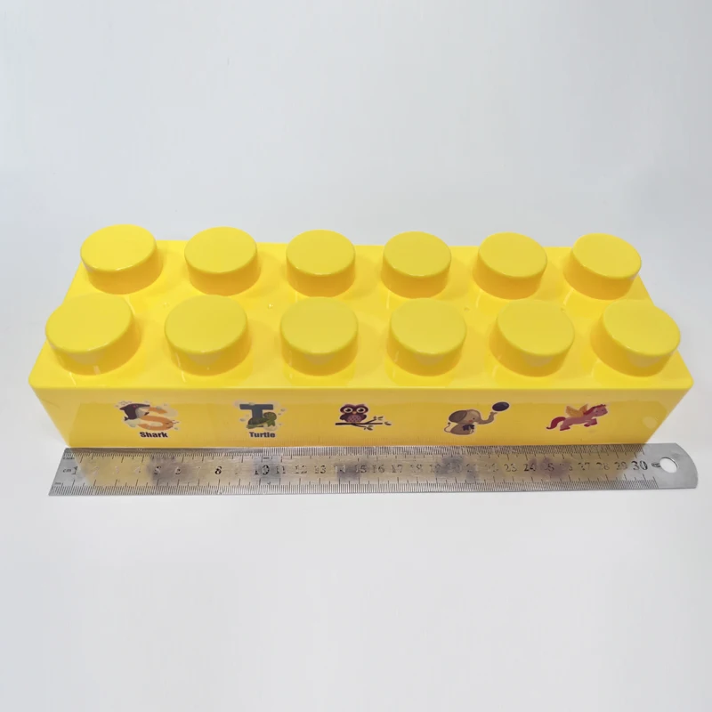 Factory supply jumbo building blocks indoor & outdoor plastic stacking brick toys for kids preschool park play set 19pcs