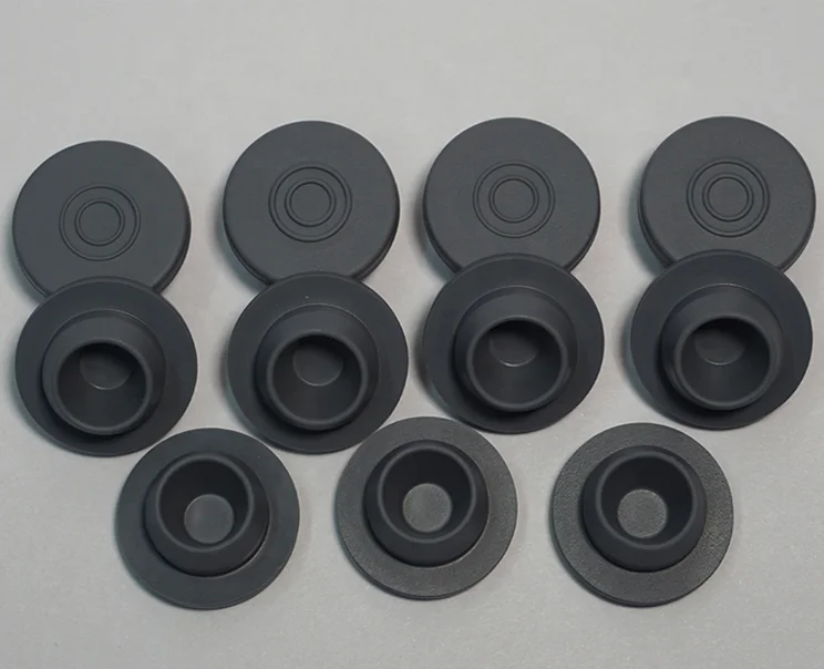 Homay packaging best price 13mm 20mm 32mm medical injection rutyl rubber stopper for pharmaceutical glass vials