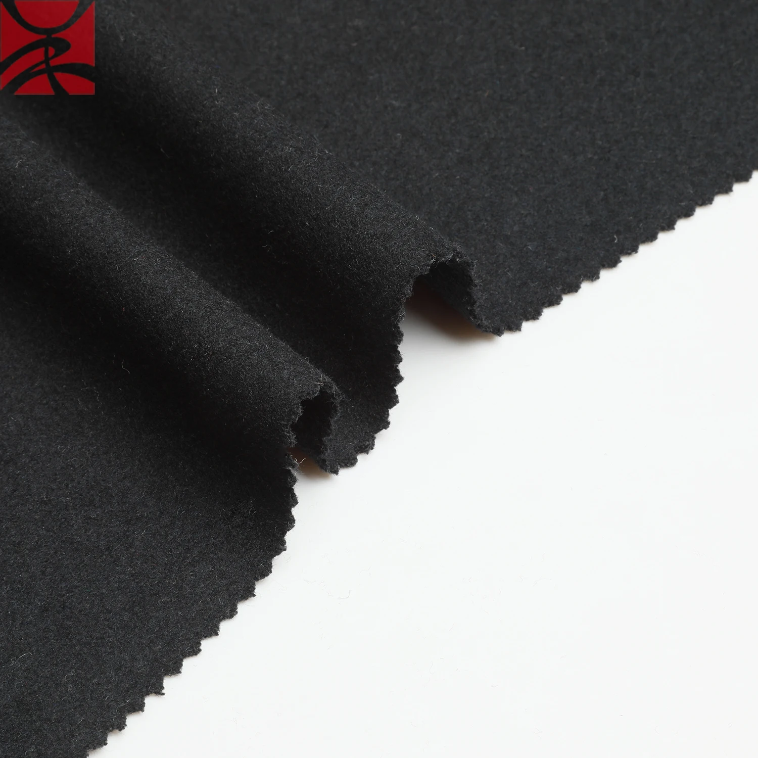 Special Customized wool/polyester melton woolen woven plain fabric for winter overcoat