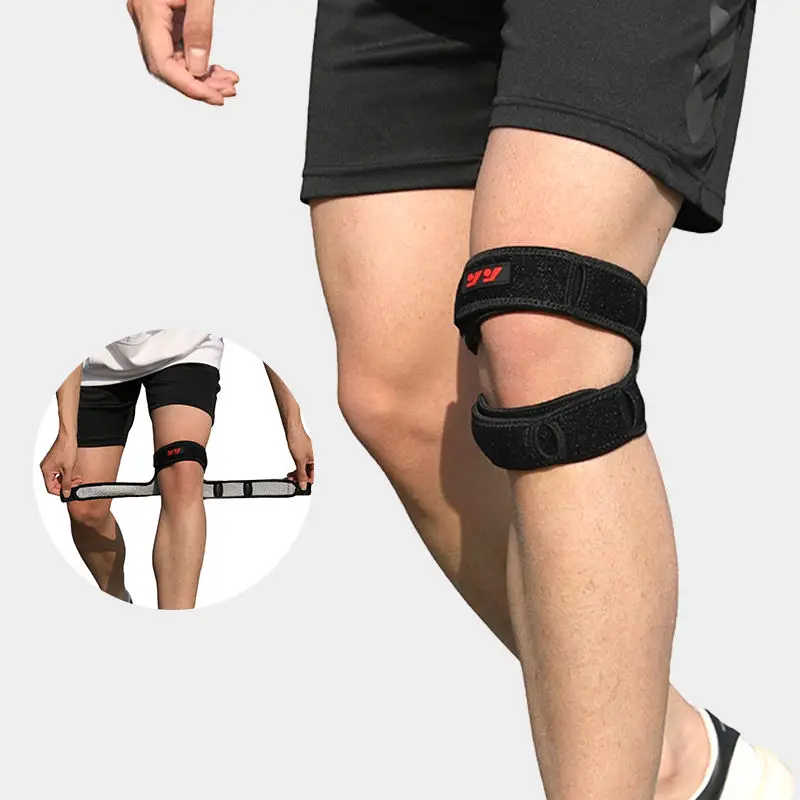Adjustable Patella Stabilizer Knee Sleeve Strap Pressurized Cushioning And Breathable Sports Knee Pads